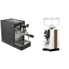 Stone Espresso Lite Black + Eureka Mignon Specialita, WD white, walnut Stone Espresso Lite Black + Eureka Mignon Specialita, WD white, walnut