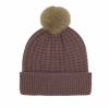 EN FANT Pletená čiapka s brmbolcom Rose Taupe 52 (3-6r) EN FANT Pletená čiapka s brmbolcom Rose Taupe 52 (3-6r)