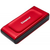 Kingston Flash SSD 2TB XS1000 External USB-C 3.2 Gen 2x2 Portable Solid State Drive RED SXS1000R/2000G Kingston Flash SSD 2TB XS1000 External USB-C 3.2 Gen 2x2 Portable Solid State Drive RED SXS1000R/2000G
