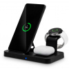 CONNECT IT MultiCharge 3v1 bezdrátová Qi nabíječka pro SAMSUNG, ČERNÁ CONNECT IT MultiCharge 3v1 bezdrátová Qi nabíječka pro SAMSUNG, ČERNÁ