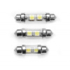 AUTO LED ŽIAROVKA C5W 2 SMD 5050 31mm a 39mm AUTO LED ŽIAROVKA C5W 2 SMD 5050 31mm a 39mm