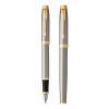 Parker GT 1502/3131649 Royal I.M. Brushed Metal plniace pero Parker GT 1502/3131649 Royal I.M. Brushed Metal plniace pero