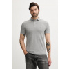 Tommy Hilfiger polo tričko bavlnené s elastanom MW0MW17771. sivá S Tommy Hilfiger polo tričko bavlnené s elastanom MW0MW17771. sivá S