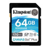 Kingston Canvas Go Plus SDXC 64GB class 10 UHS-I (r170MB,w70MB) SDG3/64GB - Pamäťová karta SD Kingston Canvas Go Plus SDXC 64GB class 10 UHS-I (r170MB,w70MB) SDG3/64GB - Pamäťová karta SD