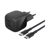 BELKIN 45W USB PD nabíjací adaptér čierny + 1m USB-C kábel WCA013kq1MBK-B6 BELKIN 45W USB PD nabíjací adaptér čierny + 1m USB-C kábel WCA013kq1MBK-B6