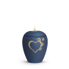 Zvieracia urna Verona Heart so sviečkou - Navy 0,5l Zvieracia urna Verona Heart so sviečkou - Navy 0,5l
