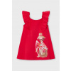 Dievčenské šaty Mayoral 3943.6M.Mini.PPY2 červená 116 Dievčenské šaty Mayoral 3943.6M.Mini.PPY2 červená 116