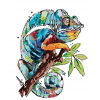 ZUTY Maľovanie podľa čísel - CHAMELEON Rámovanie: bez rámu a bez vypnutia plátna, Rozmer: 80x100 cm ZUTY Maľovanie podľa čísel - CHAMELEON Rámovanie: bez rámu a bez vypnutia plátna, Rozmer: 80x100 cm