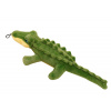 LEAN TOYS Plyšový maskot krokodíl s pišťalkou, farebný, 30 cm LEAN TOYS Plyšový maskot krokodíl s pišťalkou, farebný, 30 cm
