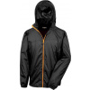 RESULT R 189X / Unisex bunda do dažďa - black/orange XXL RESULT R 189X / Unisex bunda do dažďa - black/orange XXL