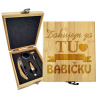 Sablio Darčeková sada na víno Ďakujem za tú najlepšiu babičku: 147×168×49 mm Sablio Darčeková sada na víno Ďakujem za tú najlepšiu babičku: 147×168×49 mm