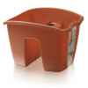 PROSPERPLAST Truhlík na zábradlie CROWN terakota 24,2cm PROSPERPLAST Truhlík na zábradlie CROWN terakota 24,2cm