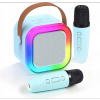 MIKROFÓN S BLUETOOTH REPRODUKTOROM KARAOKE SÚPRAVA MODRÝ MIKROFÓN S BLUETOOTH REPRODUKTOROM KARAOKE SÚPRAVA MODRÝ