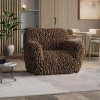 Bielastické poťahy VELVET hnedé kreslo (š. 60 - 110 cm) Doprava zadarmo Bielastické poťahy VELVET hnedé kreslo (š. 60 - 110 cm) Doprava zadarmo