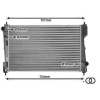 Chladič motora VAN WEZEL Autoparts Belgium 17012311 Chladič motora VAN WEZEL Autoparts Belgium 17012311