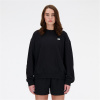 New Balance French Terry Crewneck Top Black 10 (S) New Balance French Terry Crewneck Top Black 10 (S)