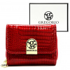 Dámska peňaženka Gregorio GF128 z hovädzej kože, červená, 9 x 7,5 x 3,5 cm Dámska peňaženka Gregorio GF128 z hovädzej kože, červená, 9 x 7,5 x 3,5 cm