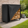Drevený stojan s krytom BestBerg BBFR-122C / 122 x 34 x 110 cm / čierny Drevený stojan s krytom BestBerg BBFR-122C / 122 x 34 x 110 cm / čierny