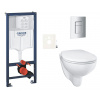 Grohe Závěsný wc set do lehkých stěn / předstěnová montáž Bau Ceramic SIKOGRSBAUSCP00 Grohe Závěsný wc set do lehkých stěn / předstěnová montáž Bau Ceramic SIKOGRSBAUSCP00