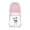 Canpol babies Antikoliková fľaša so širokým hrdlom EasyStart 120 ml PP EXOTIC ANIMALS ružová Canpol babies Antikoliková fľaša so širokým hrdlom EasyStart 120 ml PP EXOTIC ANIMALS ružová