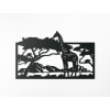 drevko Drevený obraz na stenu Žirafa v savane Rozmer obrazu: 27 x 44,5 cm, Farba dekorácie: Čierna drevko Drevený obraz na stenu Žirafa v savane Rozmer obrazu: 27 x 44,5 cm, Farba dekorácie: Čierna