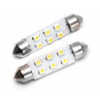 LED AUTO ŽIAROVKA 39MM C5W 6 SMD 1210 LED AUTO ŽIAROVKA 39MM C5W 6 SMD 1210