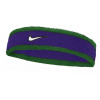 Nike Swoosh Classic čelenka zelená/fialová/biela Nike Swoosh Classic čelenka zelená/fialová/biela