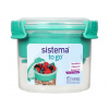 Sistema Dóza na desiatu s miskou a lyžičkou To Go Breakfast 530 ml, zelená Sistema Dóza na desiatu s miskou a lyžičkou To Go Breakfast 530 ml, zelená