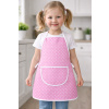HAMAVISS zástera na varenie ružová s bodkami - 3-4 roky HAMAVISS zástera na varenie ružová s bodkami - 3-4 roky