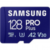 Samsung/micro SDXC/128GB/180MBps/USB 3.0/USB-A/Class 10/+ Adaptér/Modrá PR1-MB-MD128SB/WW