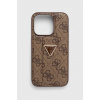 Puzdro na mobil Guess iPhone 15 Pro 6.1'' GUHCP15LPGS4TDW hnedá ONE SIZE Puzdro na mobil Guess iPhone 15 Pro 6.1'' GUHCP15LPGS4TDW hnedá ONE SIZE
