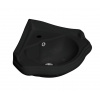 RETRO keramické umývadlo 57,5x58cm, rohové, čierna mat RETRO keramické umývadlo 57,5x58cm, rohové, čierna mat
