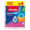 Utierky z mikrovlákna Vileda Microfibre Colors 4 kusy 30x30cm Utierky z mikrovlákna Vileda Microfibre Colors 4 kusy 30x30cm