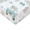 NEW BABY Bavlnená prestieradlo do postieľky Safari II 120 x 60 cm New Baby NEW BABY Bavlnená prestieradlo do postieľky Safari II 120 x 60 cm New Baby