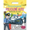 Pestrofarebné policajné auto Pestrofarebné policajné auto