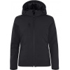 Clique | Padded Hooded Softshell Women Dámska zateplená softshellová bunda s kapucňou_67.0953 Farba: black, Veľkosť: XXL Clique | Padded Hooded Softshell Women Dámska zateplená softshellová bunda s kapucňou_67.0953 Farba: black, Veľkosť: XXL