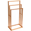 Bathroom Solutions Kúpeľňový vešiak na uteráky Bamboo, 3-ramenný Bathroom Solutions Kúpeľňový vešiak na uteráky Bamboo, 3-ramenný
