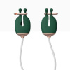 Zacisky na bradavky č.2 s vibráciou zelené Qingnan Zacisky na bradavky č.2 s vibráciou zelené Qingnan