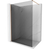 Mexen, Mexen Kioto-X sprchová stena 80 x 200 cm, grafit 10 mm, brúsená meď - 800-080-101-65-40-X Mexen, Mexen Kioto-X sprchová stena 80 x 200 cm, grafit 10 mm, brúsená meď - 800-080-101-65-40-X