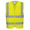 PORTWEST HI-VIS C375 / Reflexná vesta na zips - HV žltá L PORTWEST HI-VIS C375 / Reflexná vesta na zips - HV žltá L