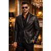 Max Original Leather Pánske kožené sako 5053 black (4XL 62-64) - Čierna - 4XL Max Original Leather Pánske kožené sako 5053 black (4XL 62-64) - Čierna - 4XL