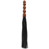 ZADO Leather Flogger masivní dřevěnou rukojetí ZADO Leather Flogger masivní dřevěnou rukojetí