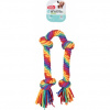 Zolux hračka pes RAINBOW 4 Uzly 78cm Zolux hračka pes RAINBOW 4 Uzly 78cm