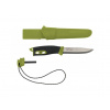 Morakniv Companion Spark švédský nůž s nerez čepelí a podpalovačem green