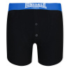 Lonsdale 2 Pack Boxer Shorts Junior Black/Brt Blue 7-8 rokov Lonsdale 2 Pack Boxer Shorts Junior Black/Brt Blue 7-8 rokov