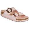 BIRKENSTOCK Šľapky Arizona Kids Flower Buckle Ružová BIRKENSTOCK Šľapky Arizona Kids Flower Buckle Ružová