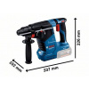 Bosch Akumulátorové vŕtacie kladivo s SDS plus GBH 187-LI 0611923020 Bosch Akumulátorové vŕtacie kladivo s SDS plus GBH 187-LI 0611923020