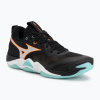 Volejbalové topánky Mizuno Wave Momentum Elite black/tangelo/ice green Volejbalové topánky Mizuno Wave Momentum Elite black/tangelo/ice green