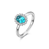 Prsten Brosway Fancy Aqua Green s modrozeleným zirkonem - Stříbro 925 Varianta: BRO-FAG20A Prsten Brosway Fancy Aqua Green s modrozeleným zirkonem - Stříbro 925 Varianta: BRO-FAG20A