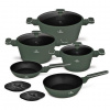 Berlingerhaus s titanovým povrchom 10 ks Matte green Collection BH-8207 Berlingerhaus s titanovým povrchom 10 ks Matte green Collection BH-8207